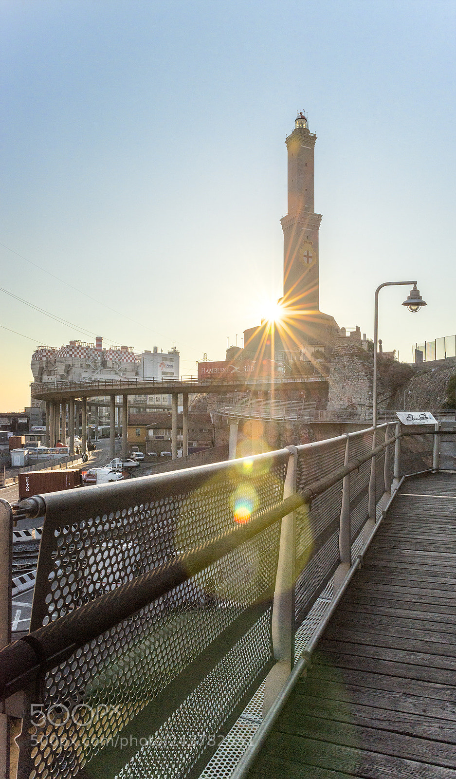 Nikon D610 sample photo. Genova lighthouse photography