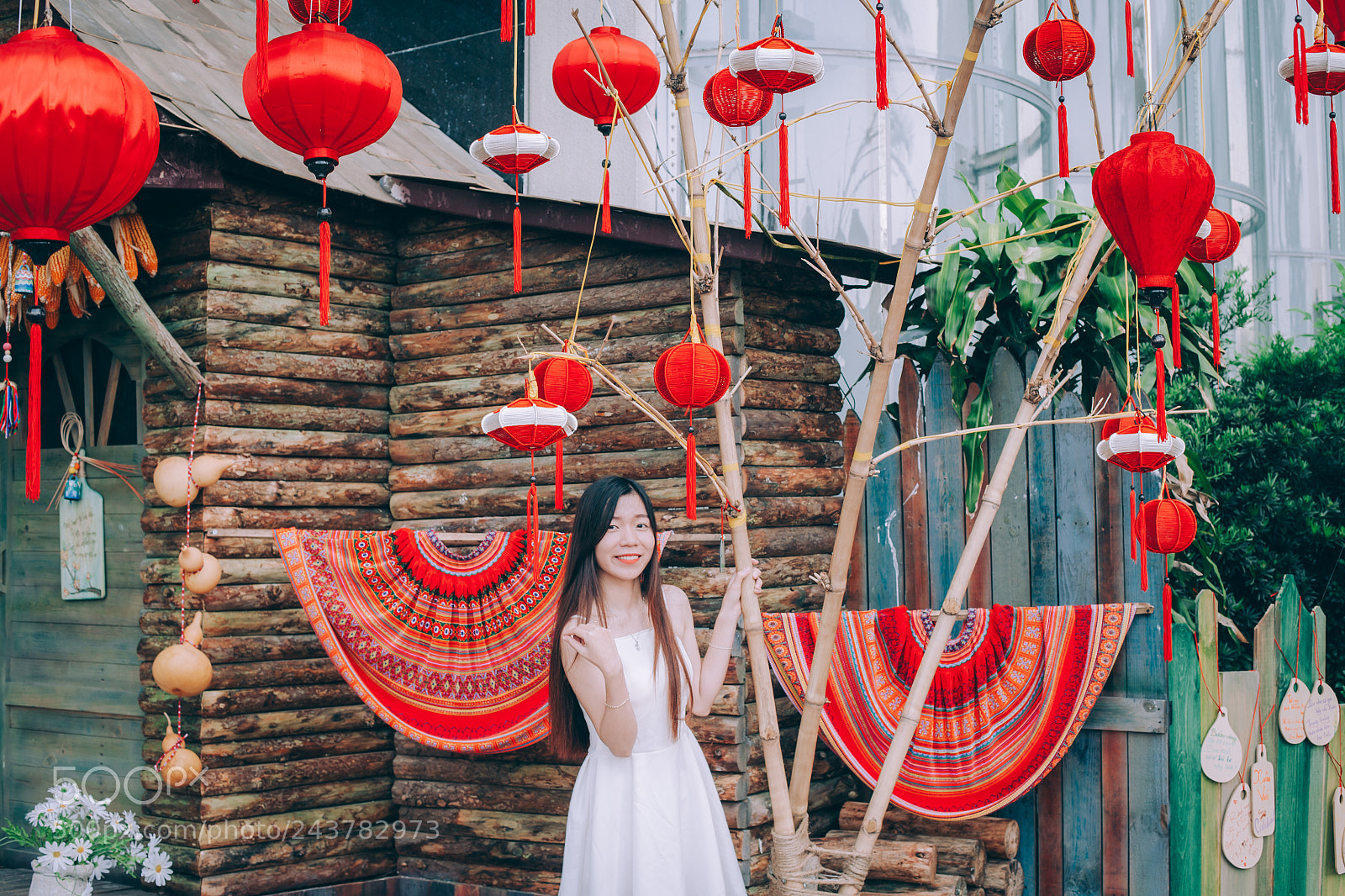 Canon EOS 5D sample photo. Lanterns tradition vietnam photography