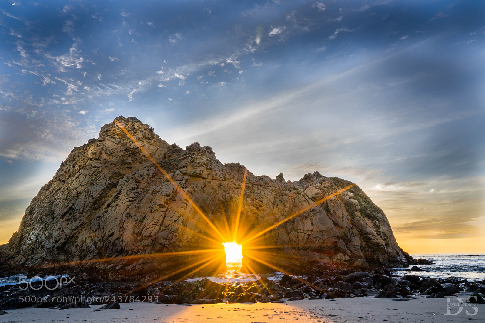 Sony a7 II sample photo. Sunset at pfeiffer beach photography
