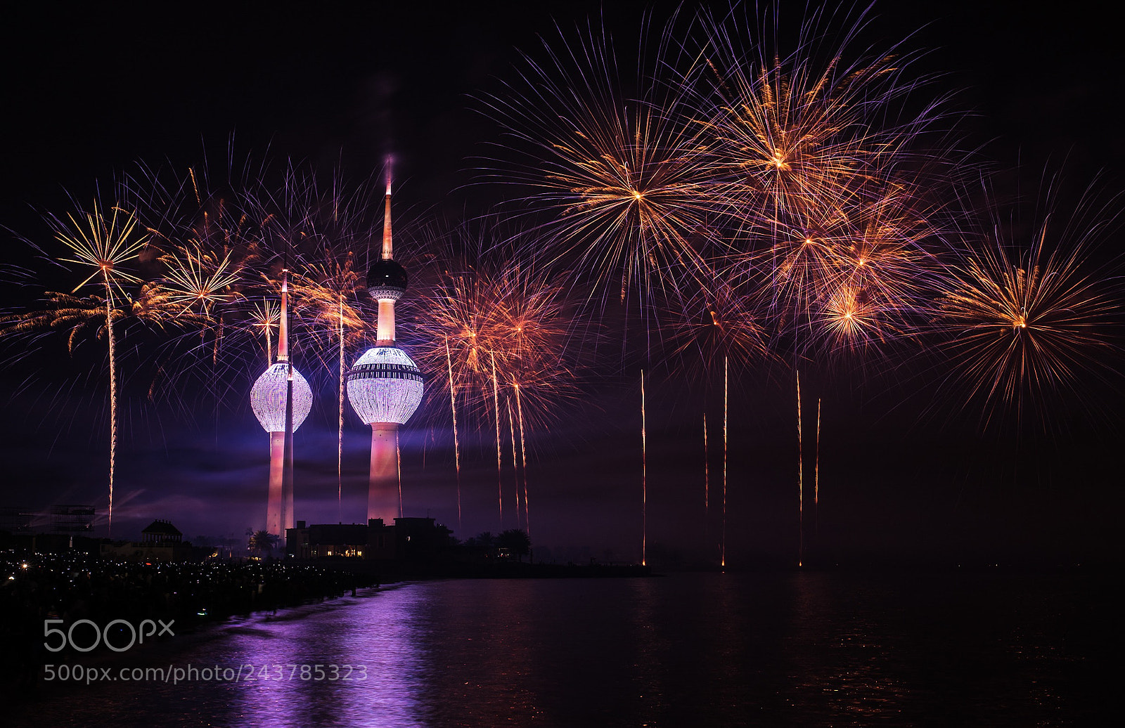 Nikon D810 sample photo. Kuwait towers photography