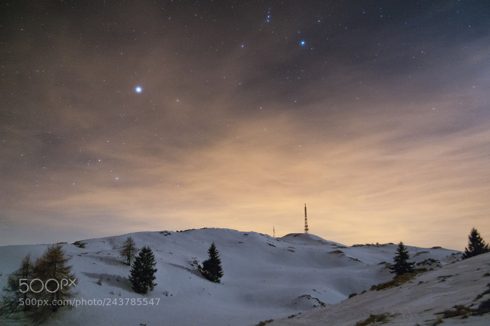 Pentax K-7 sample photo. Paesaggio invernale sull'alpe del photography
