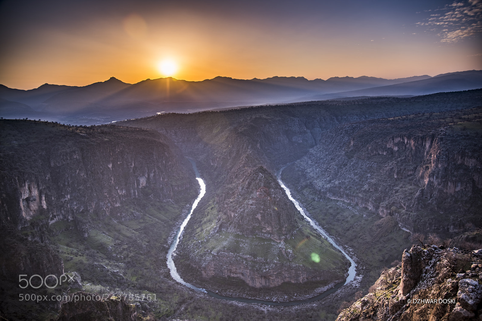 Nikon D810 sample photo. Sunset in kurdistan region photography