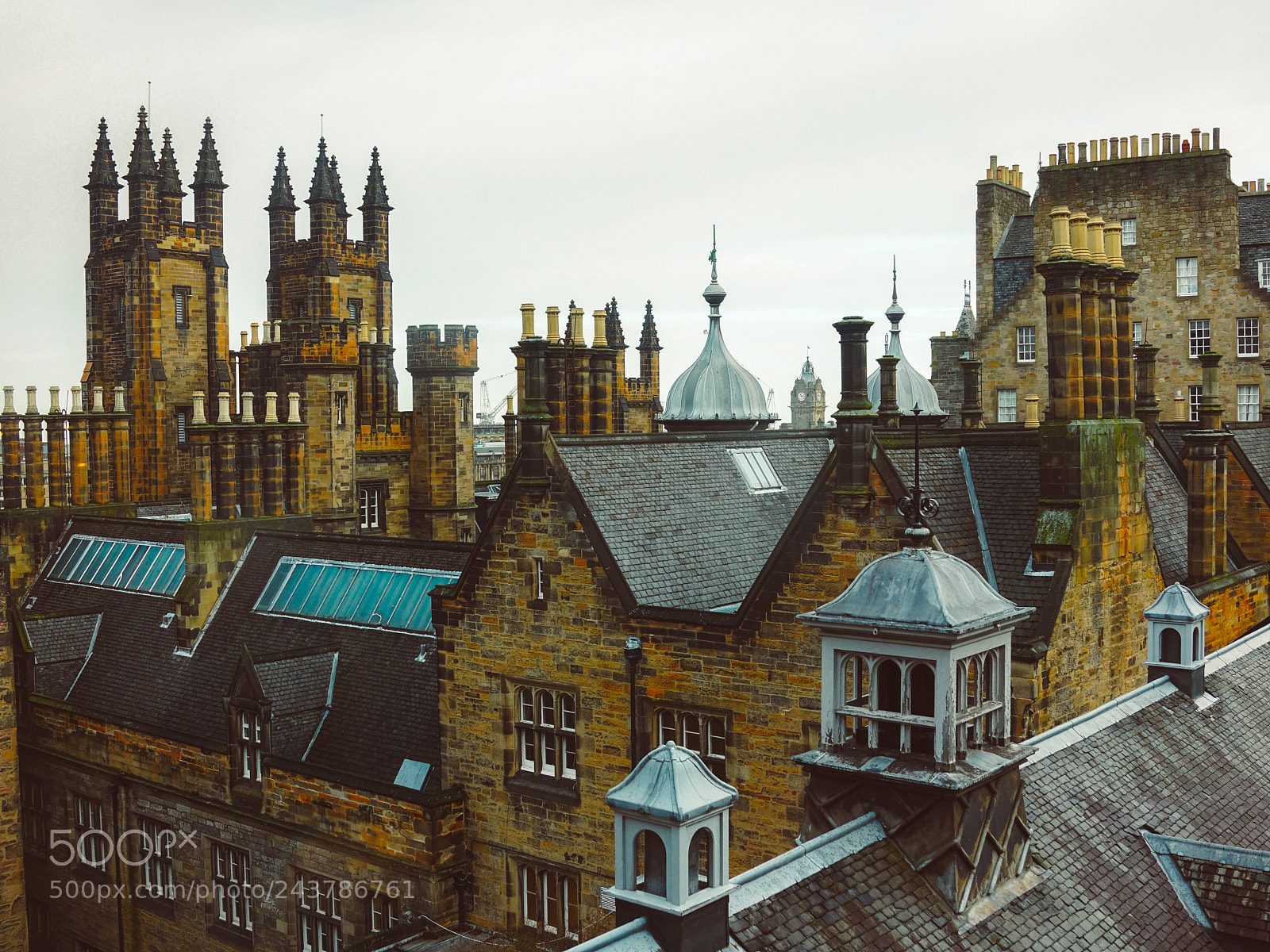 Sony Cyber-shot DSC-RX1R II sample photo. Roof tops, edinburgh, scotland photography