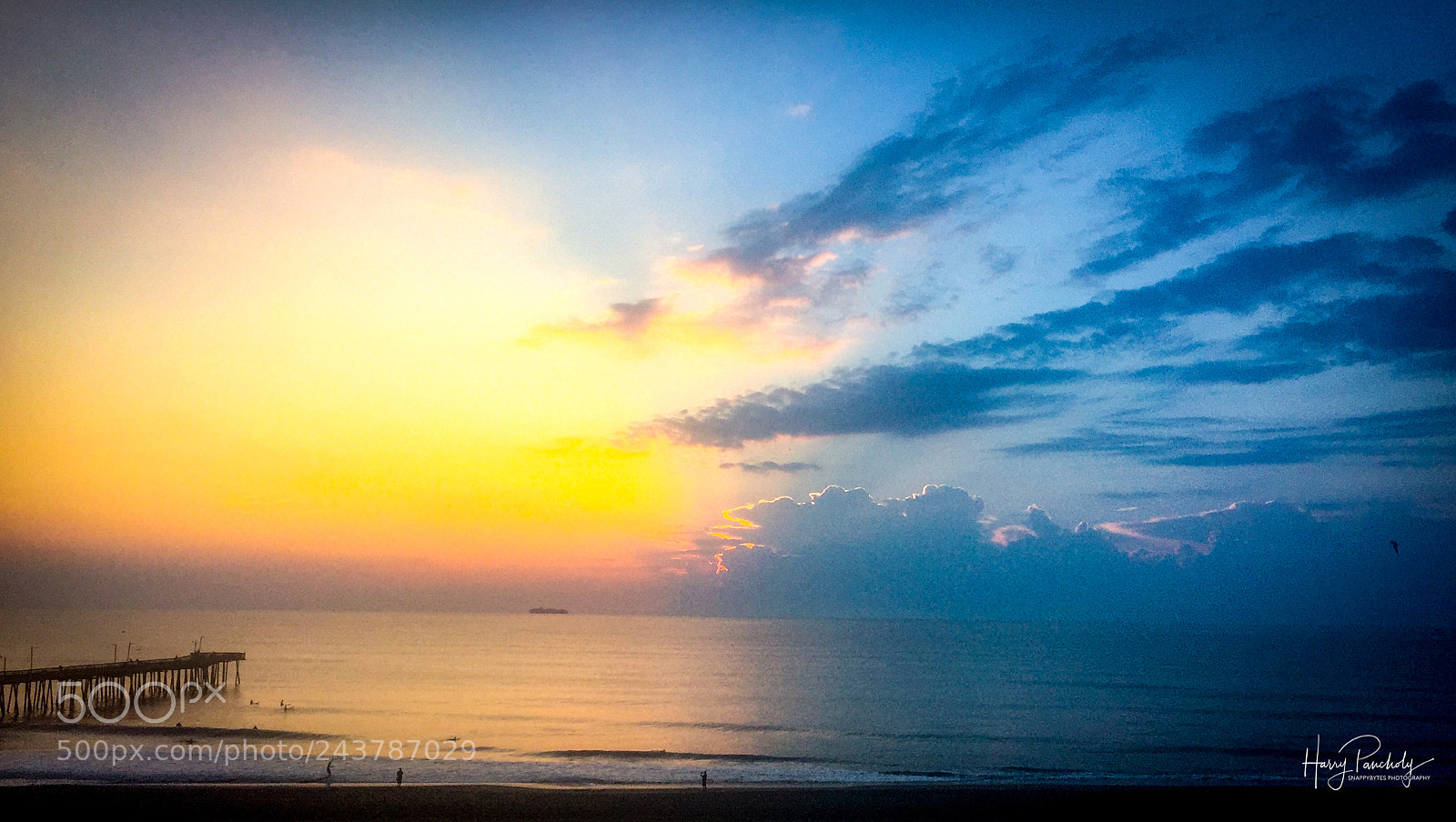 Apple iPhone 6 sample photo. Sunrise at virginia beach photography