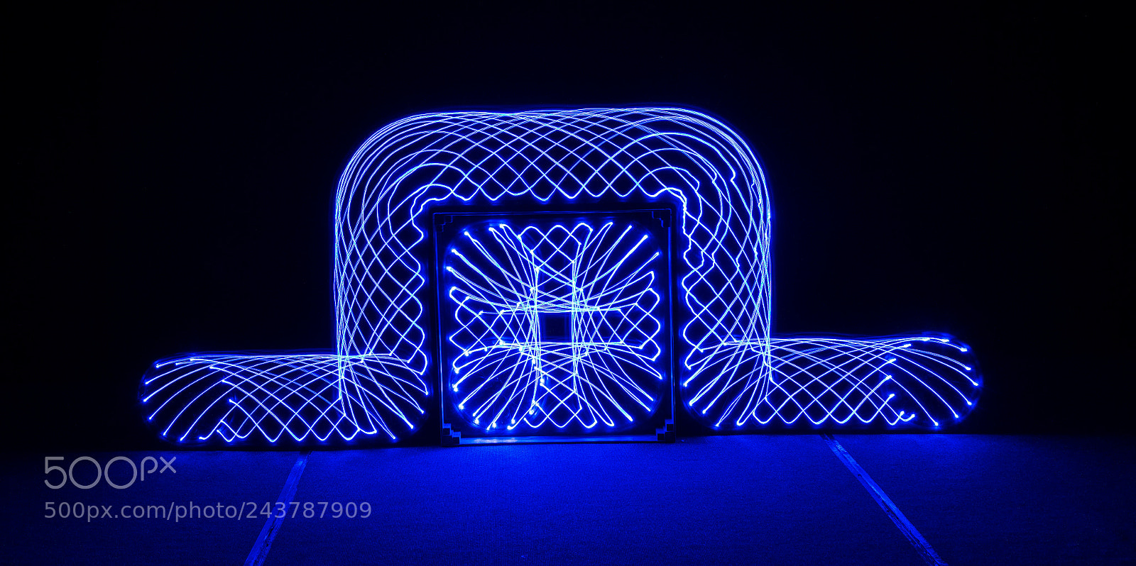 Nikon D610 sample photo. Blue spirograph photography