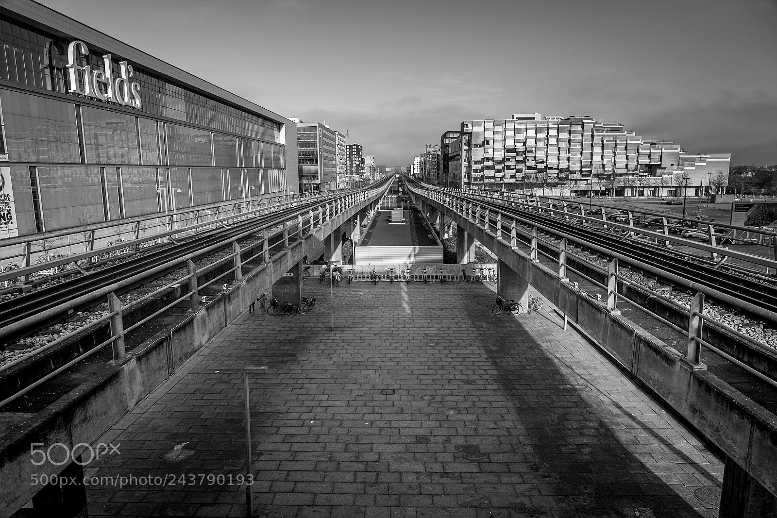 Sony a7R II sample photo. Metroline in copenhagen photography