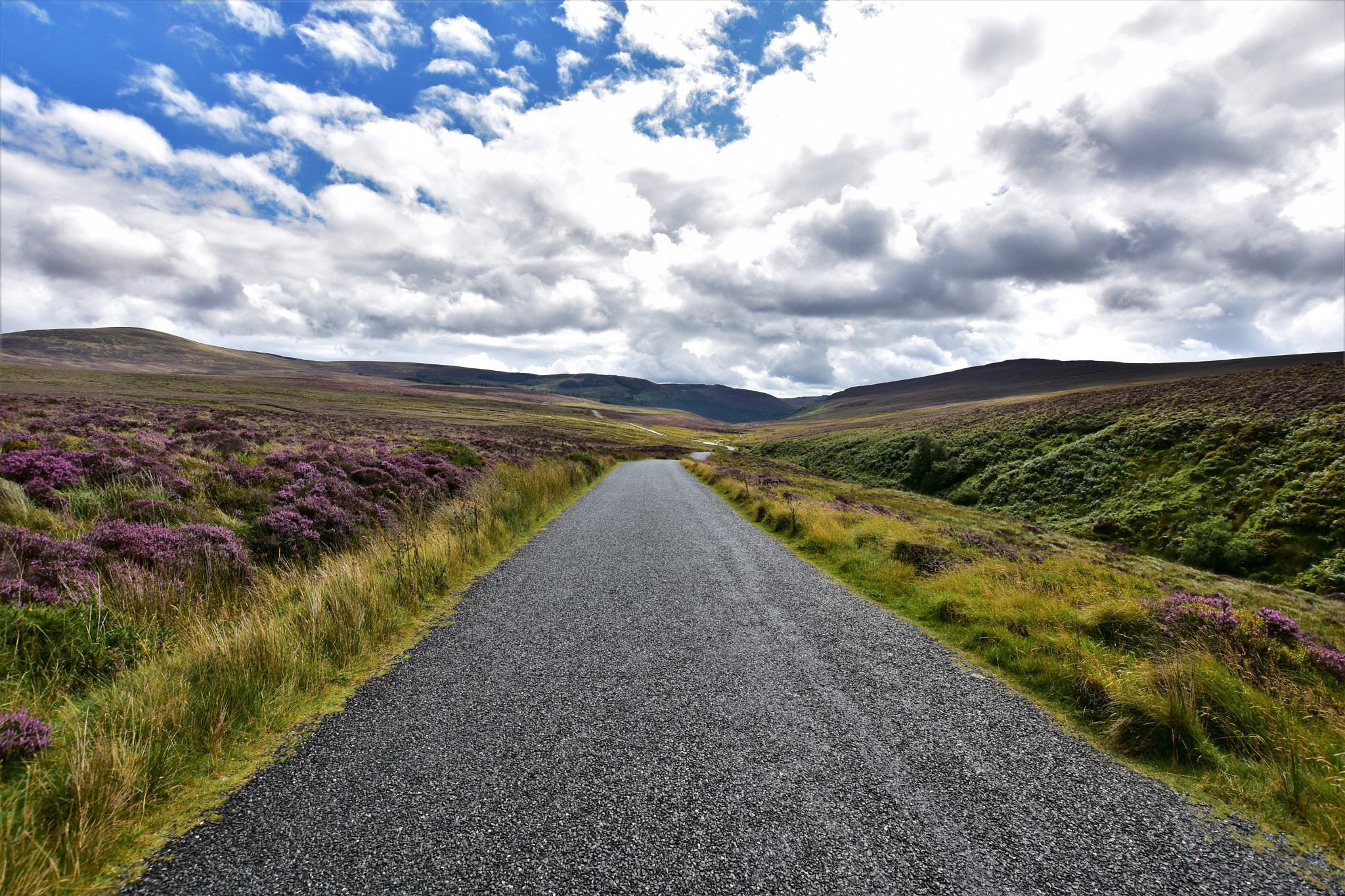 Nikon D7200 + Sigma 10-20mm F3.5 EX DC HSM sample photo. Wicklow mountains road photography