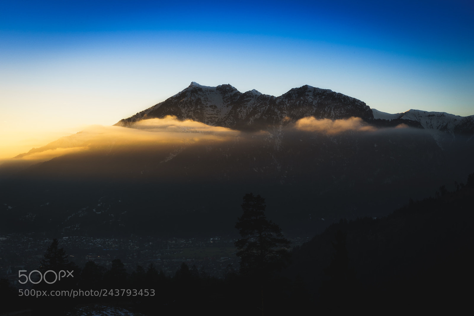 Sony a7 II sample photo. Kramerspitz at sunset photography