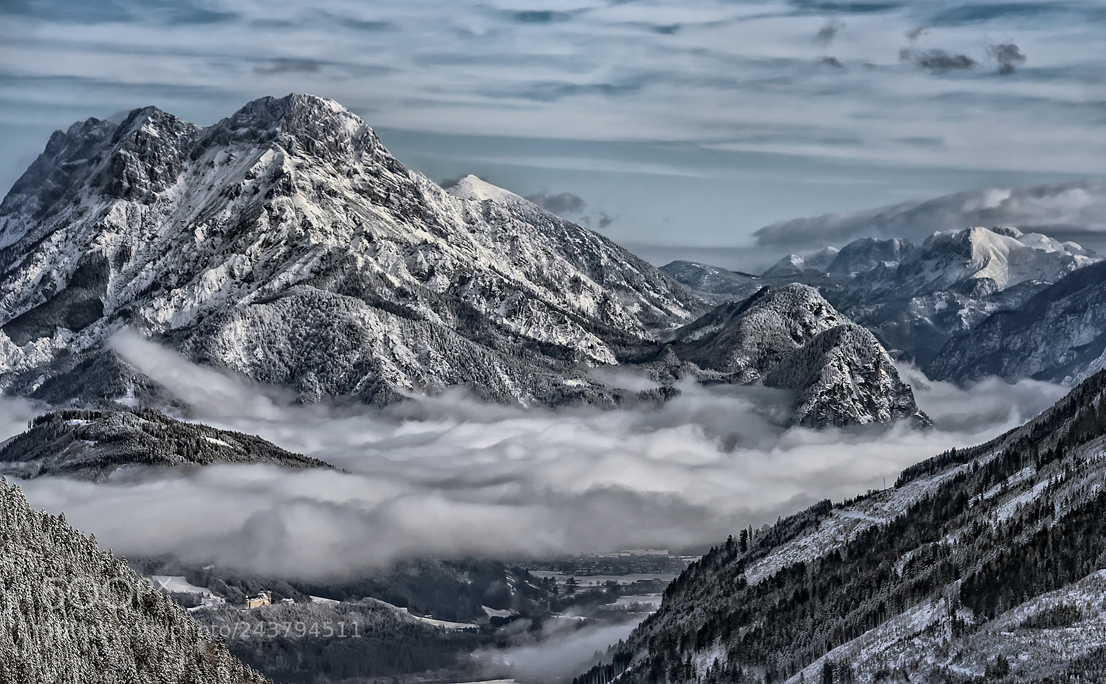 Nikon D810 sample photo. Fog lifting photography