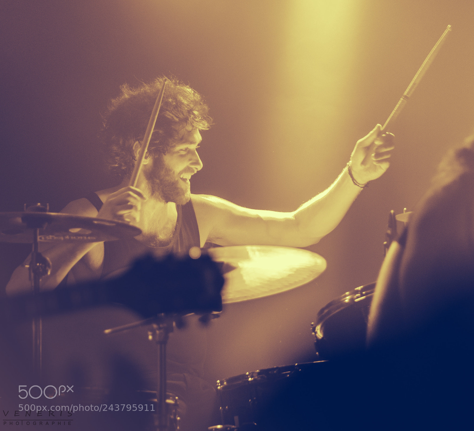 Nikon D500 sample photo. The drummer photography