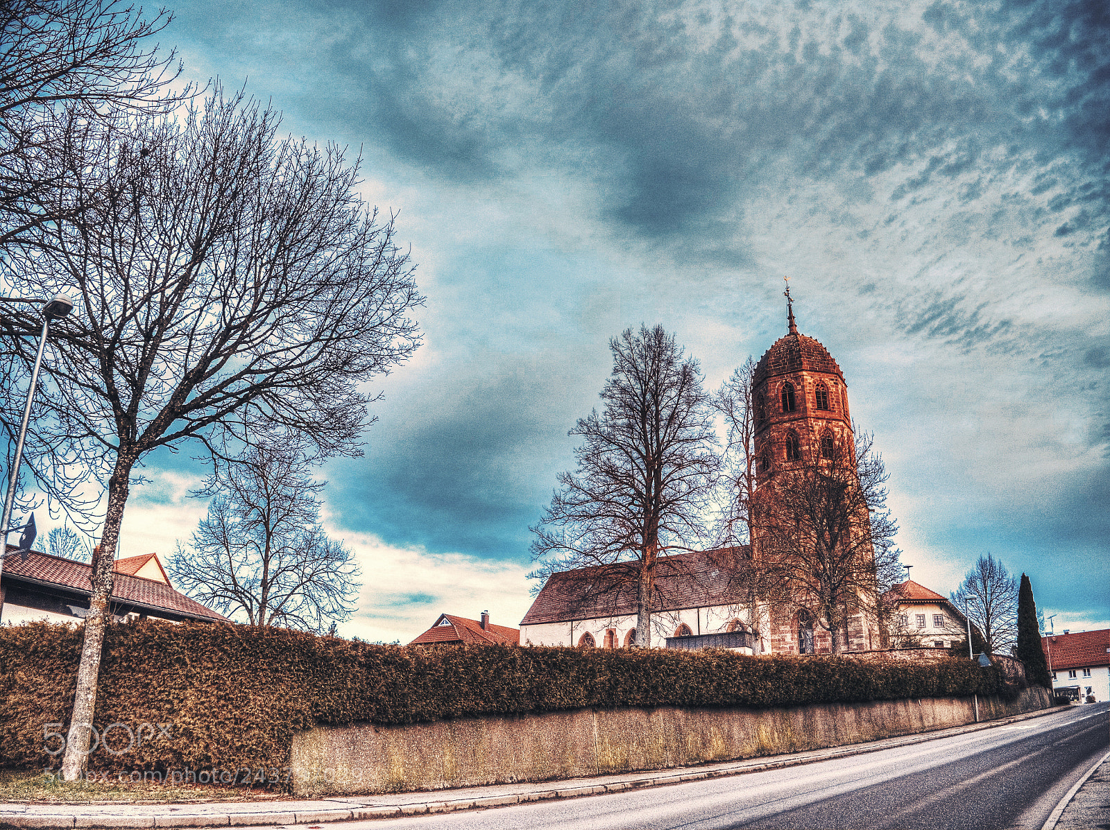 Olympus OM-D E-M10 II sample photo. The church photography