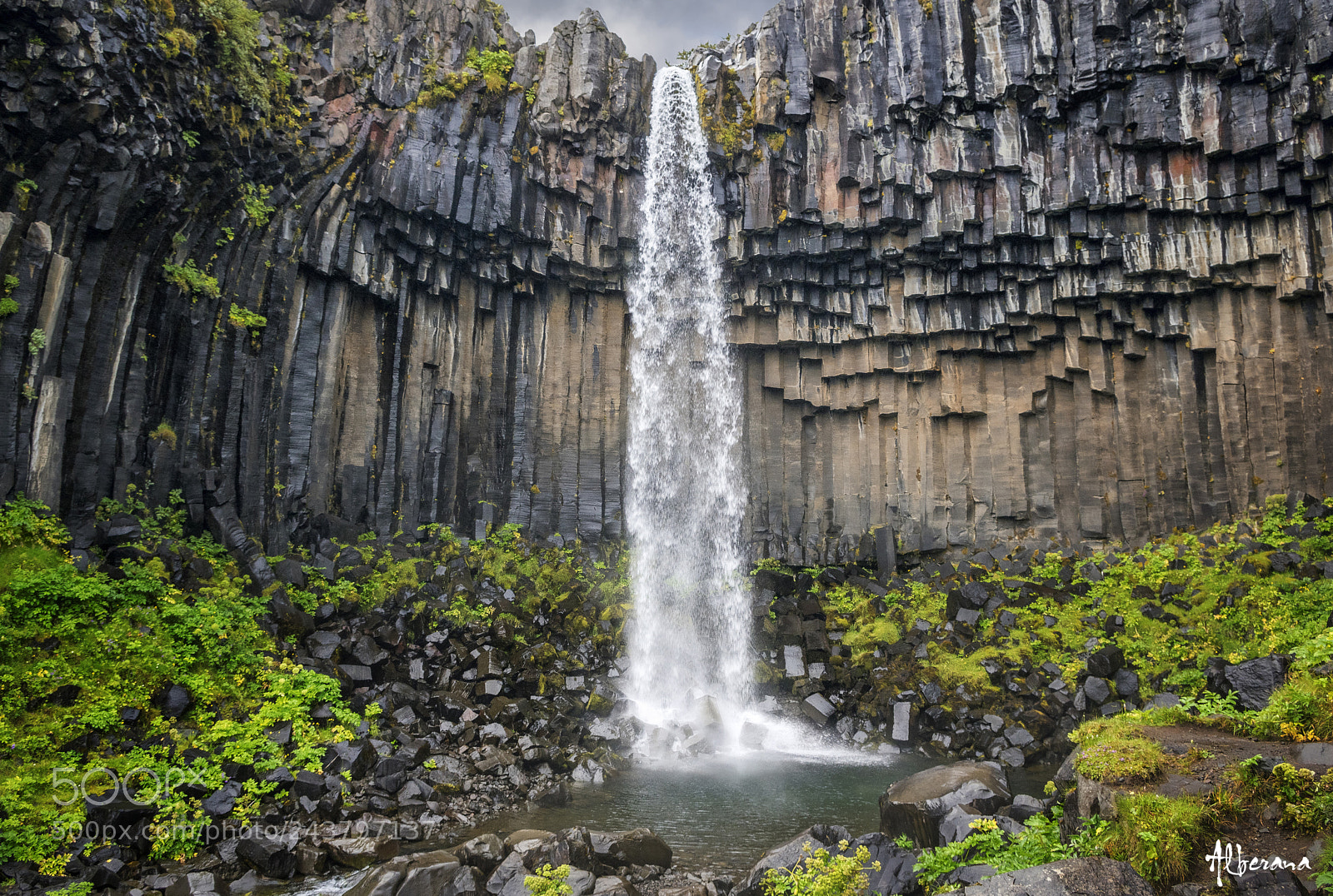 Pentax K-3 sample photo. Svartifoss, iceland photography