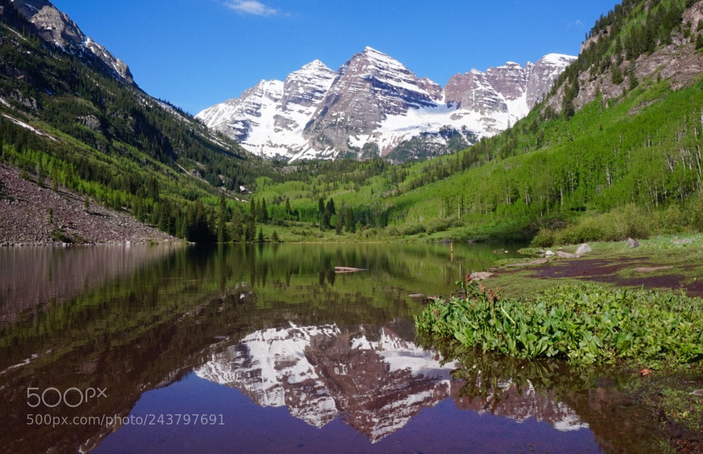 Sony Alpha a5000 (ILCE 5000) sample photo. Maroonbellsreflection.jpg photography