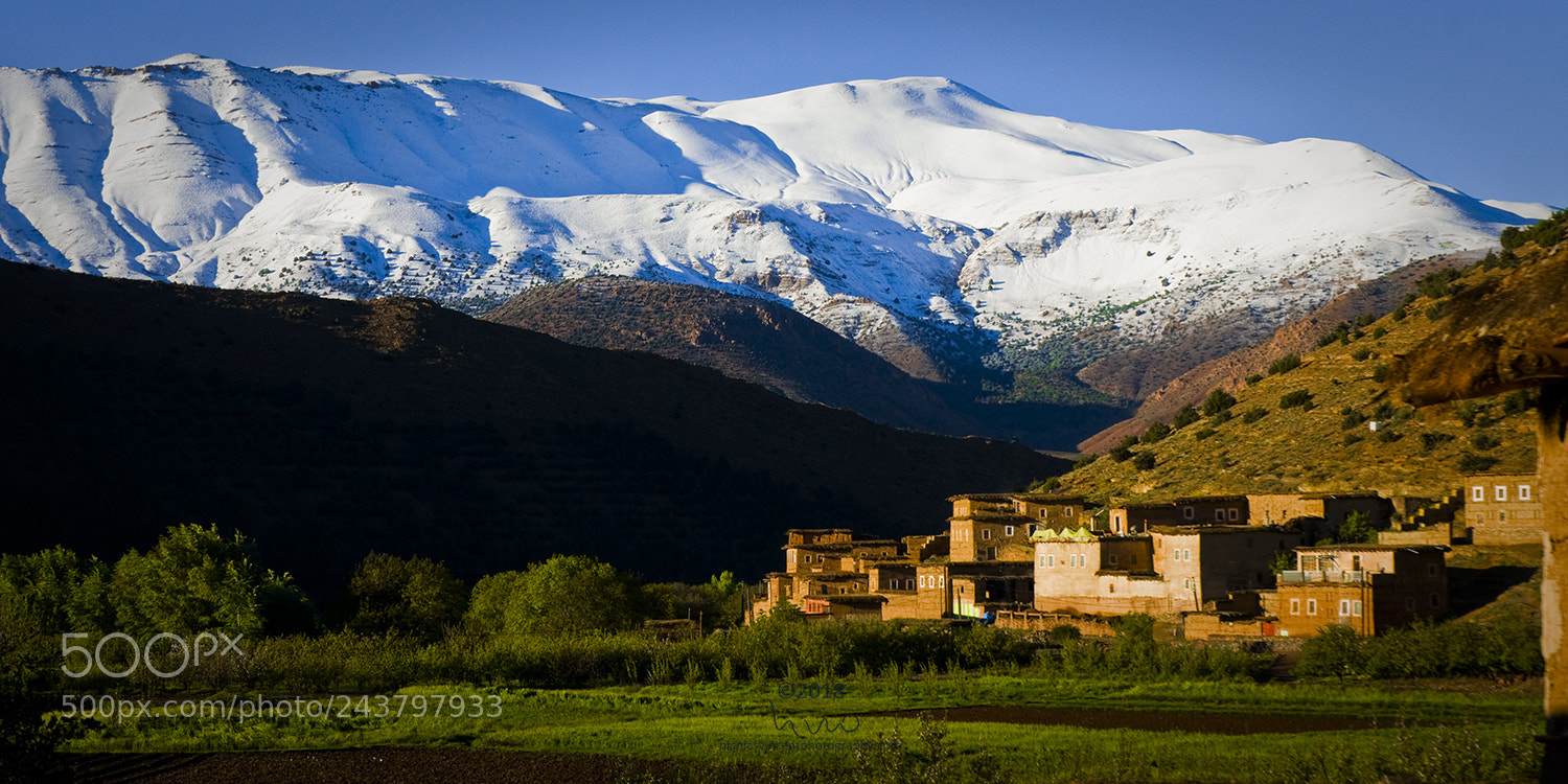 Nikon D300 sample photo. Aït bouguemez valley photography