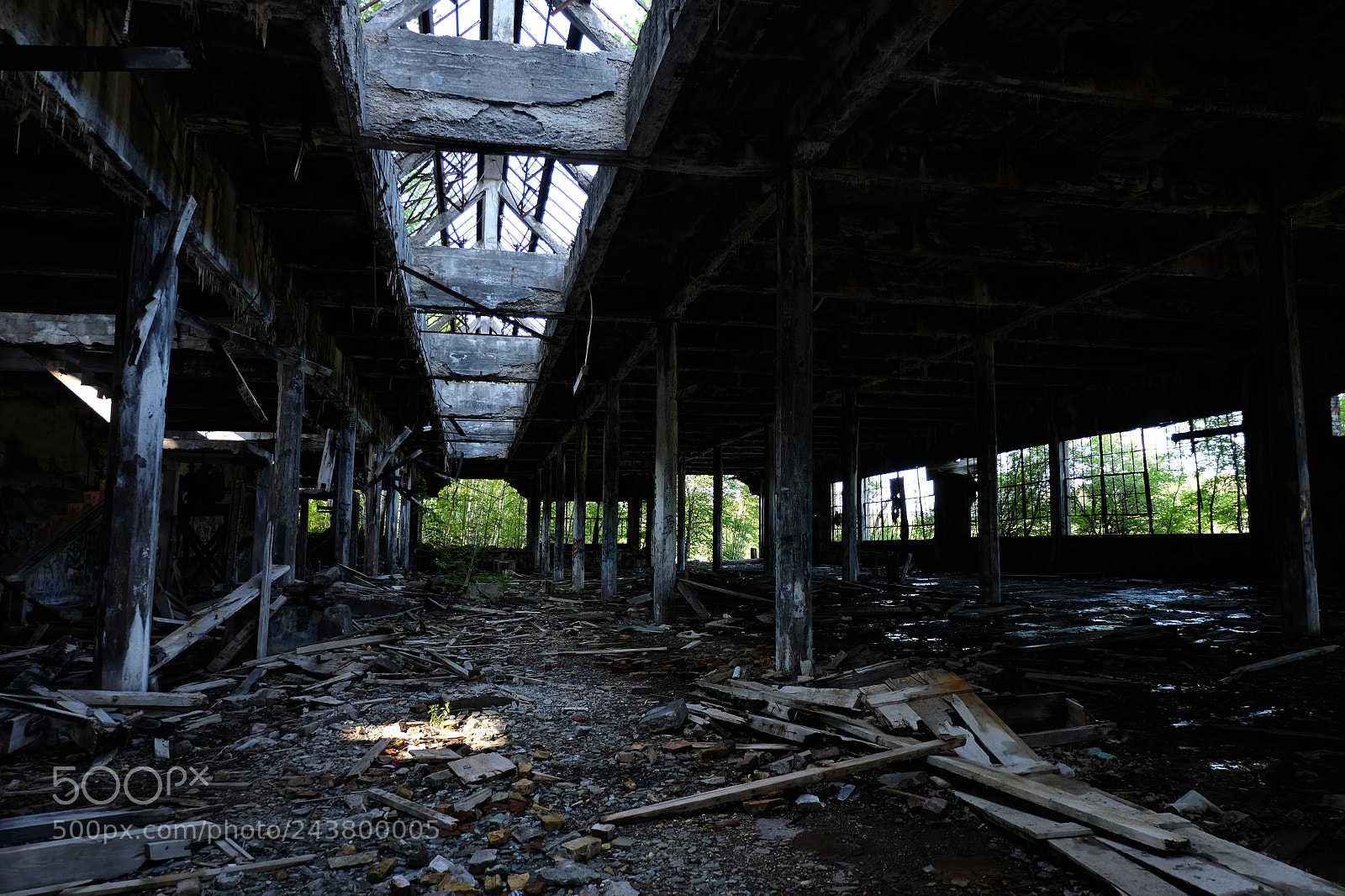 Fujifilm X-T10 sample photo. Abandoned keweenaw factory photography