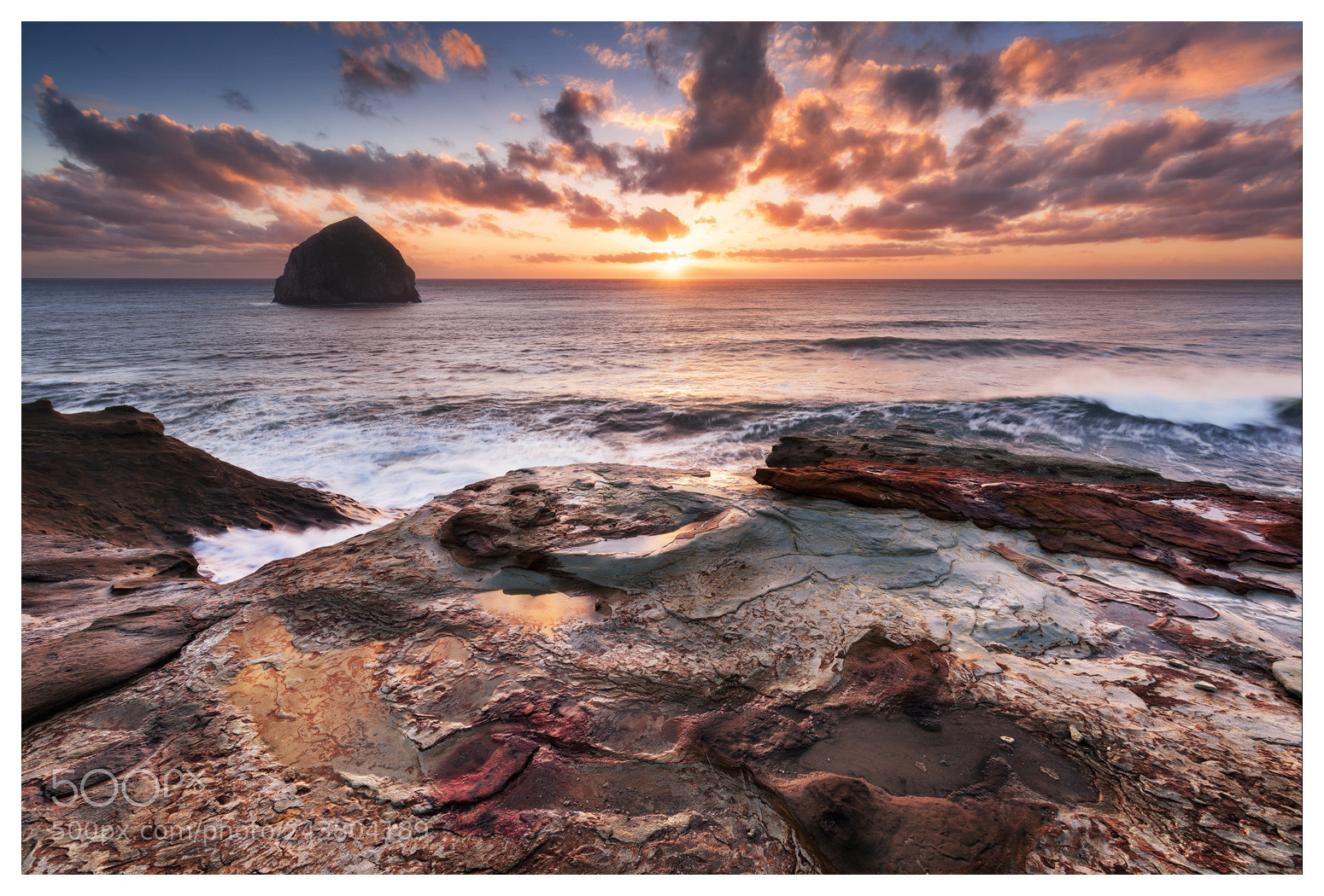 Nikon D810 sample photo. Rocky beach photography