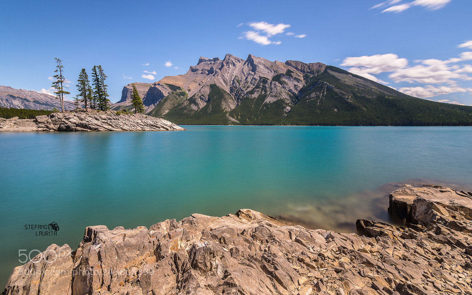 Nikon D610 sample photo. Minnewanka lake photography