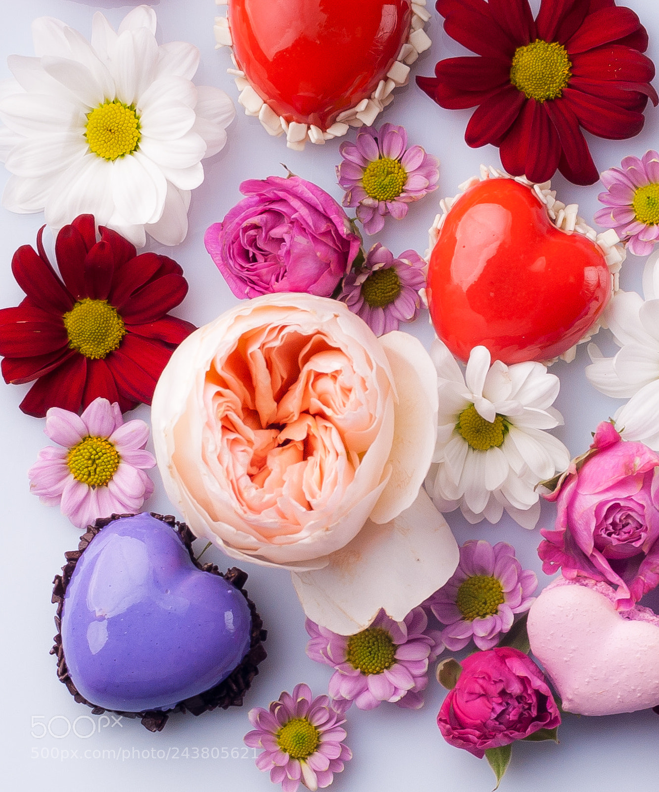 Nikon D200 sample photo. Flowers and sweets photography