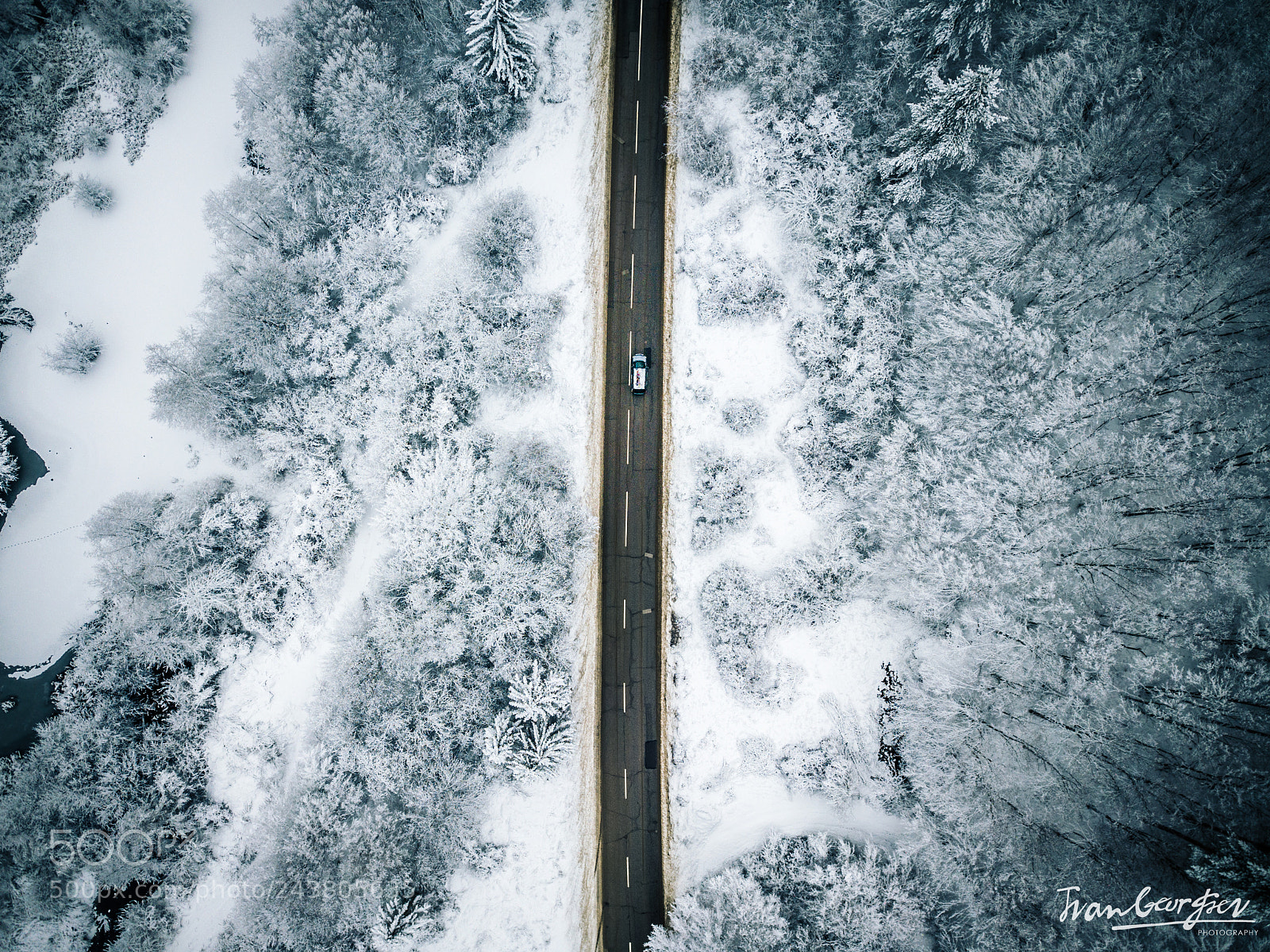 DJI FC220 sample photo. Driving home photography
