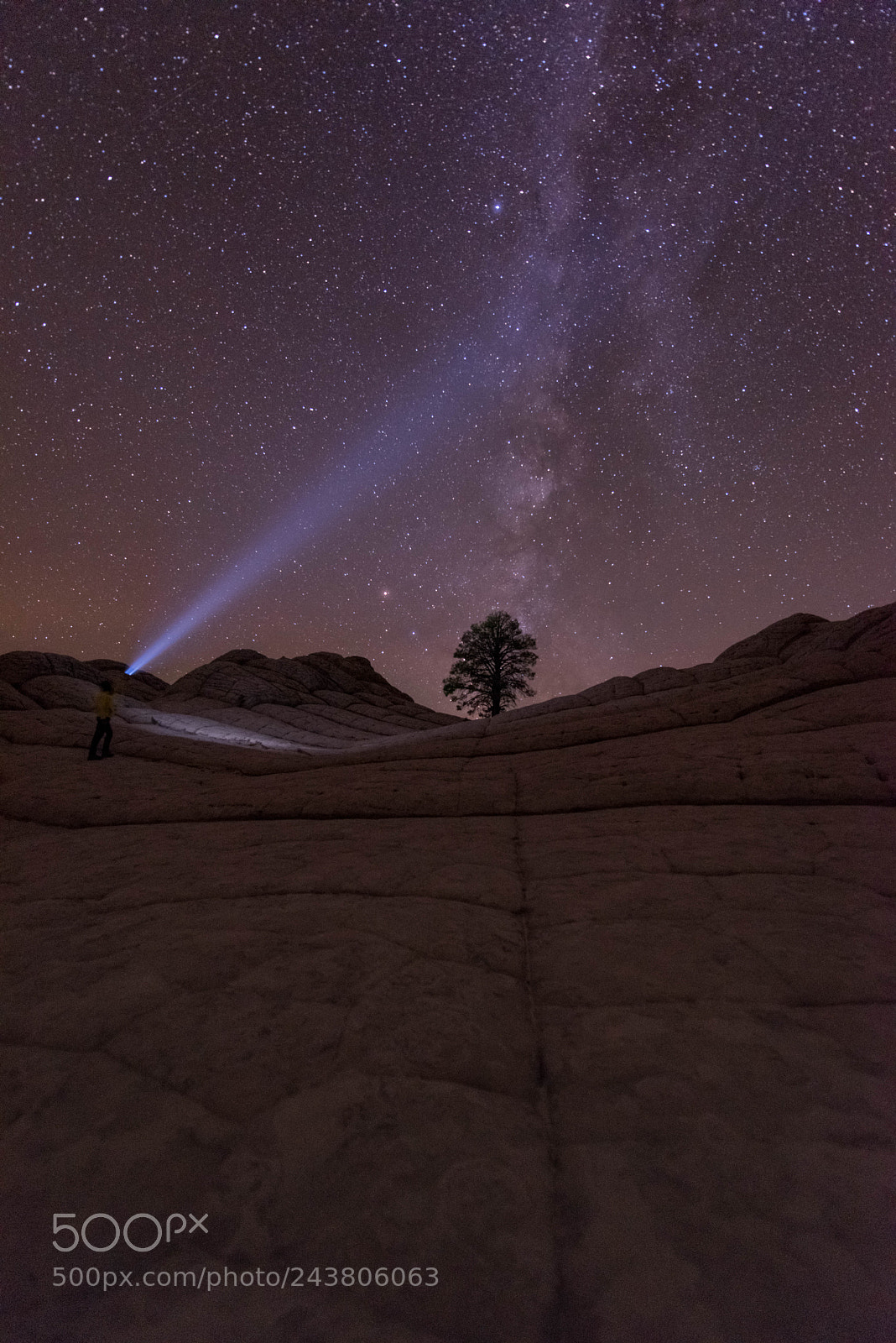 Nikon D810 sample photo. White pocket milky way photography