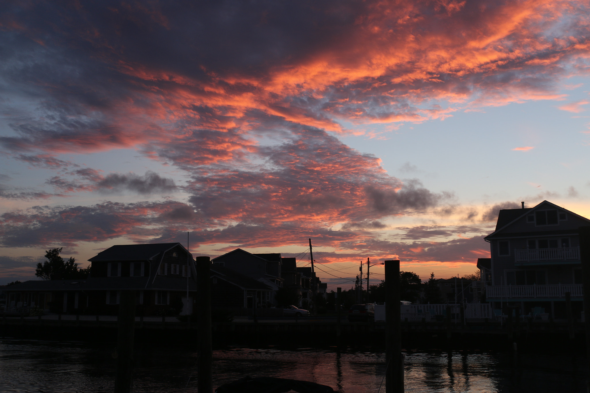 Canon EF 24mm F2.8 IS USM sample photo. Evening sky photography