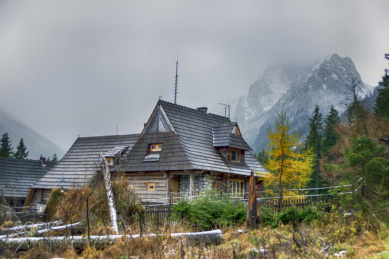 Nikon D600 sample photo. Hut in the mountains photography
