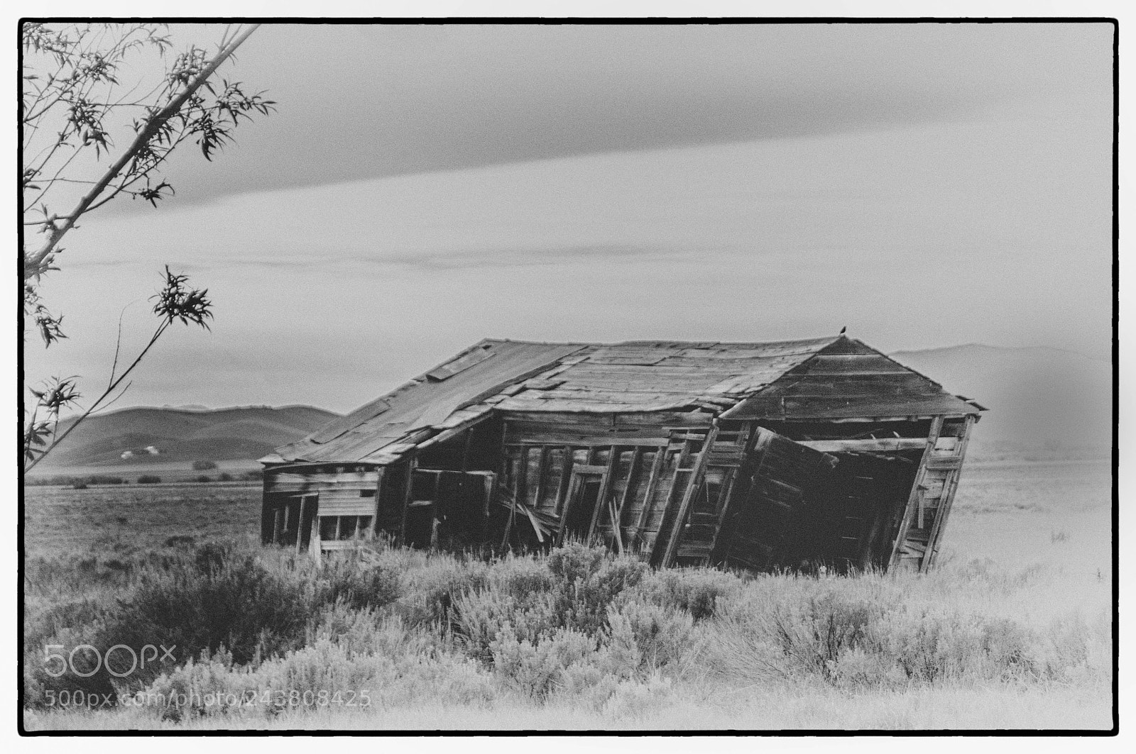 Nikon D300 sample photo. Barn on the praie photography