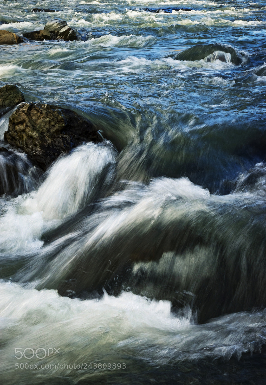 Nikon D5500 sample photo. River with rapids photography