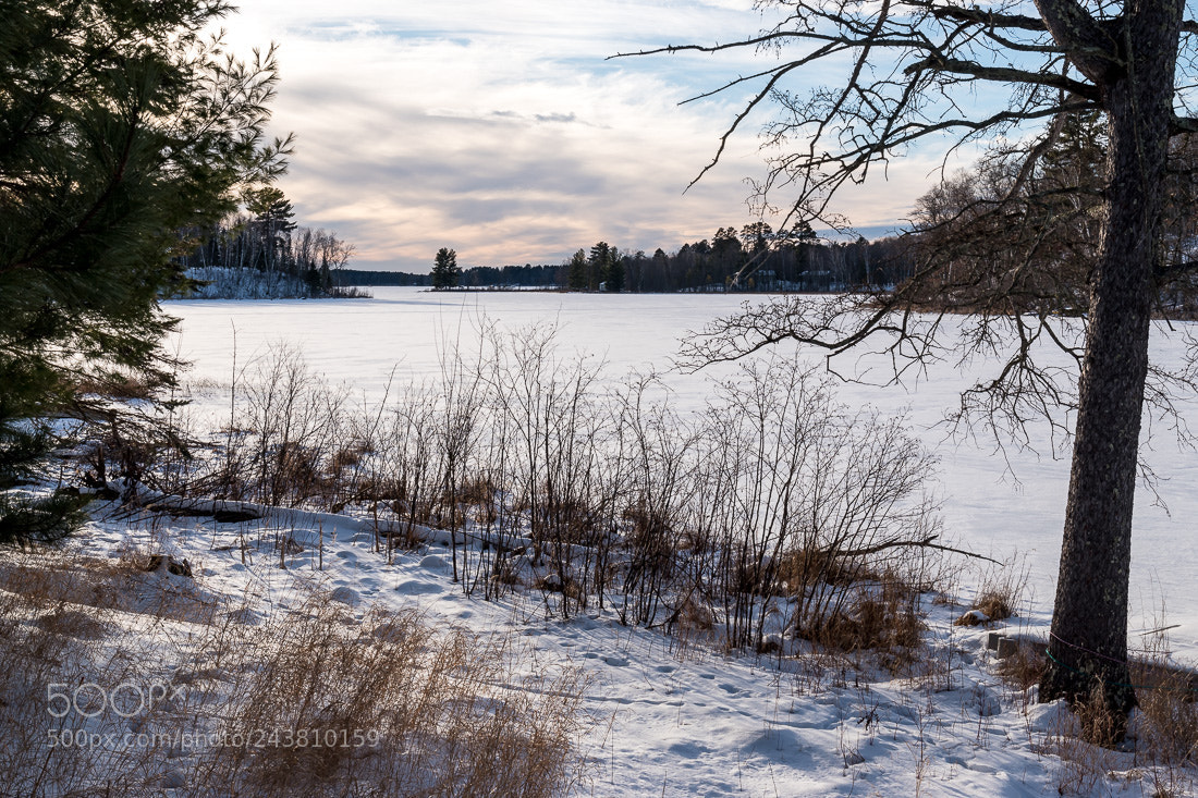 Nikon D5500 sample photo. Winter afternoon, hand lake photography