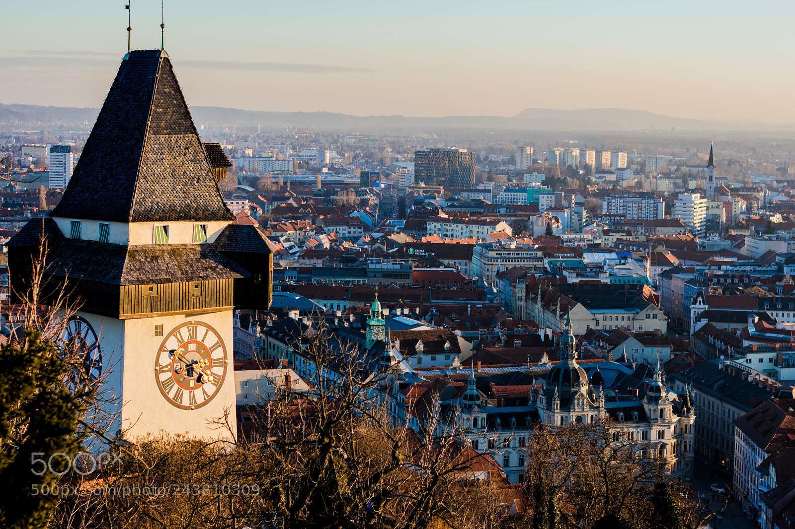 Nikon D3400 sample photo. Sunset in graz, austria photography