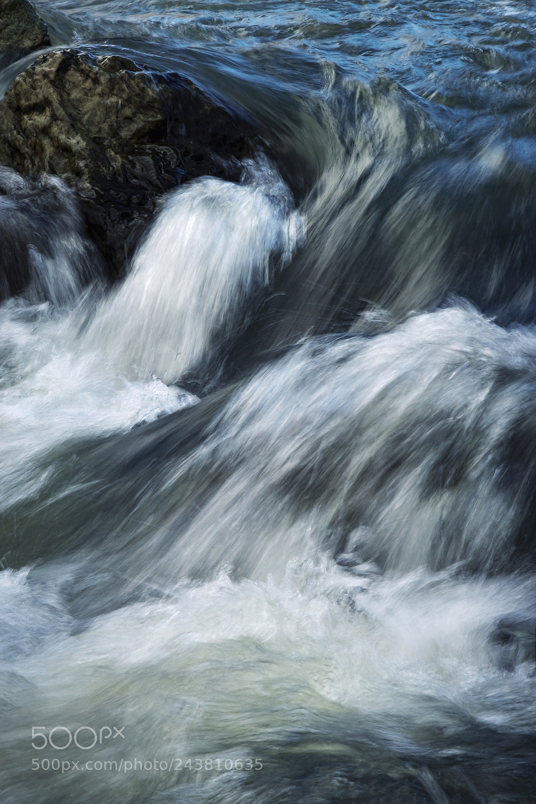 Nikon D5500 sample photo. Detail of wild rapid photography