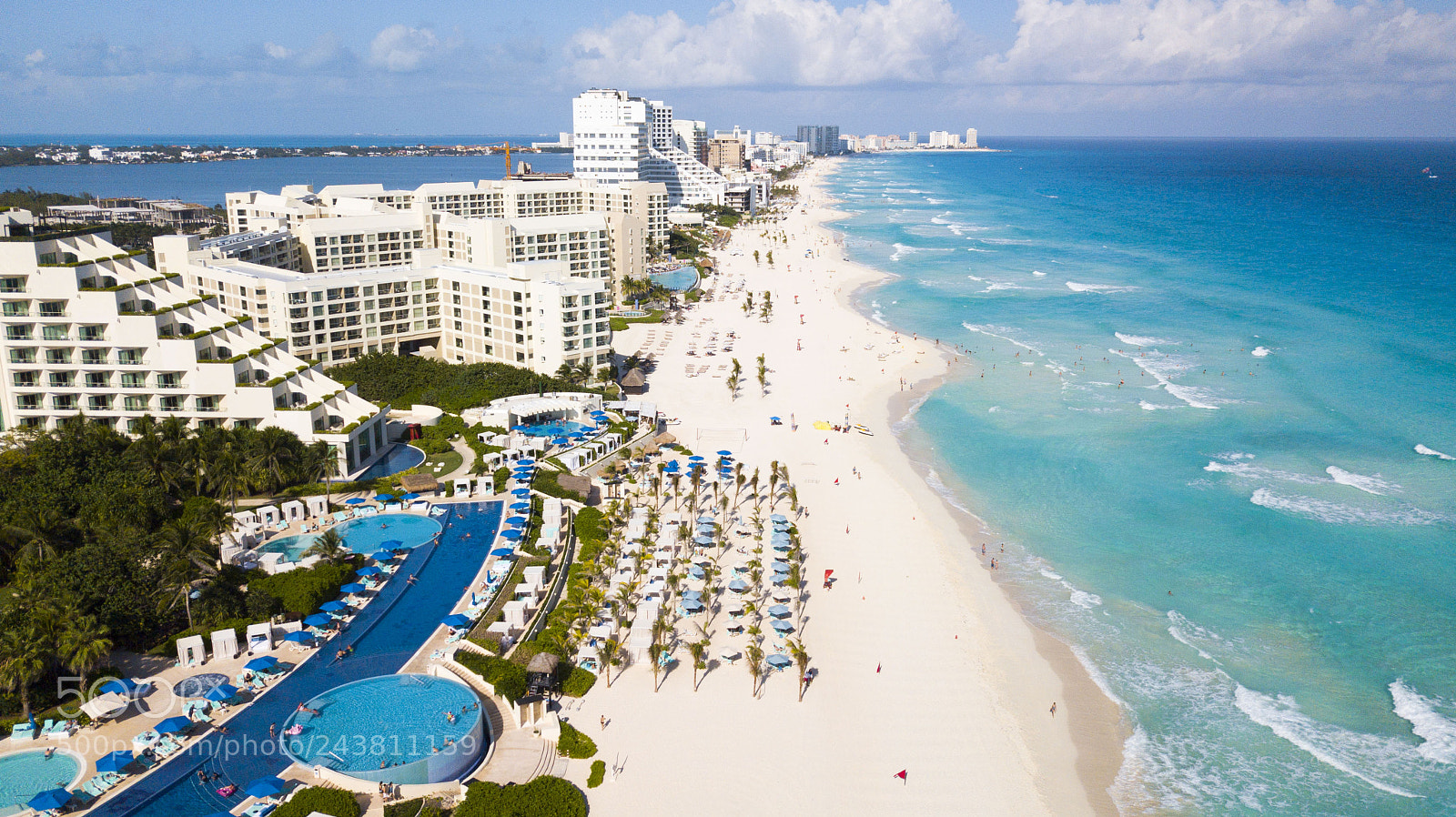 DJI FC220 sample photo. Cancun photography