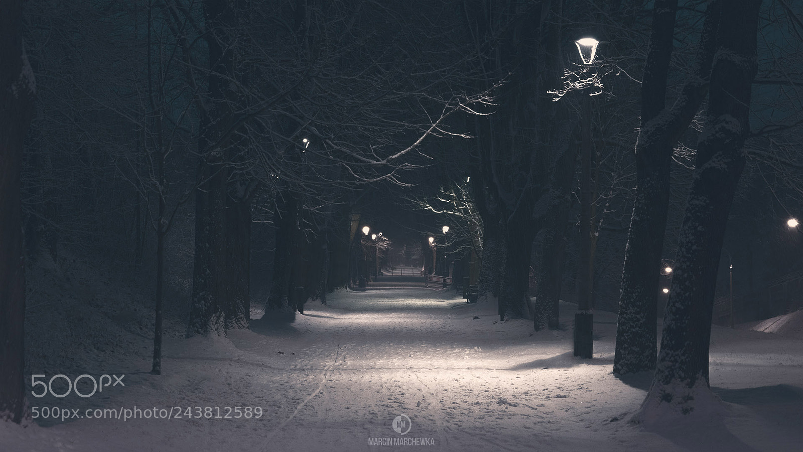 Sony a7R sample photo. Snowy evening in krakow photography
