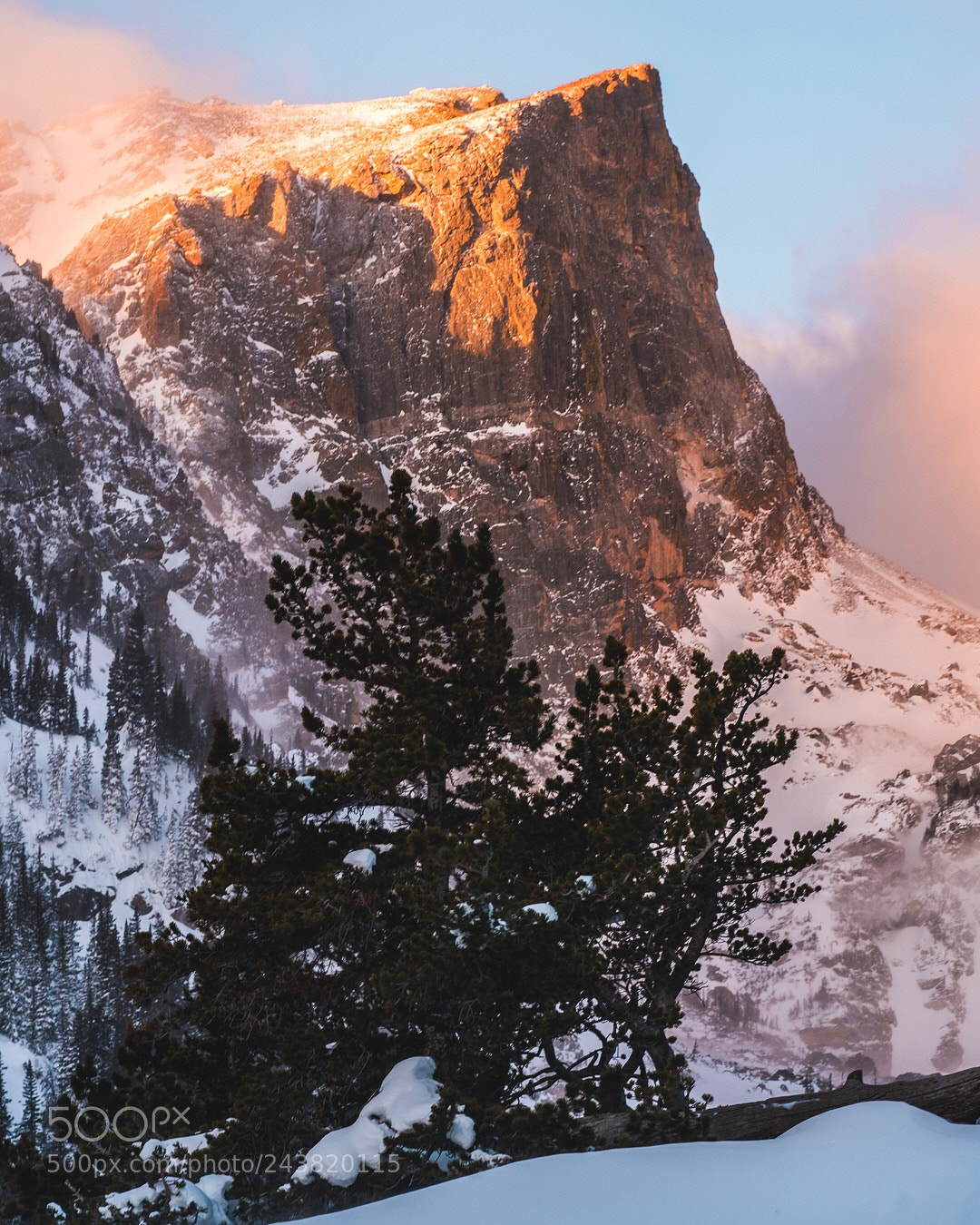 Sony a7R II sample photo. Sunrise at dream lake photography