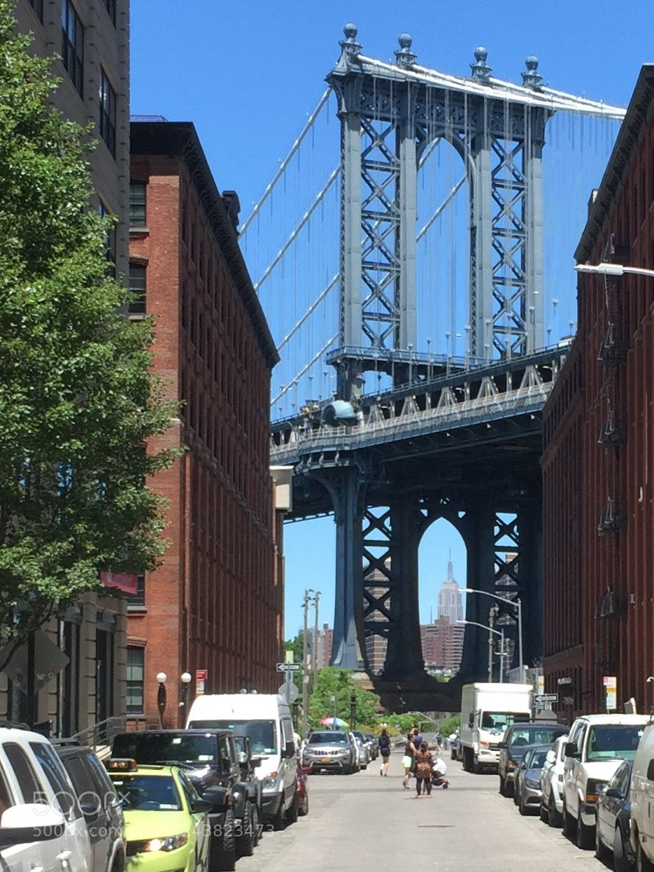 Apple iPhone 6 sample photo. Manhattan bridge photography