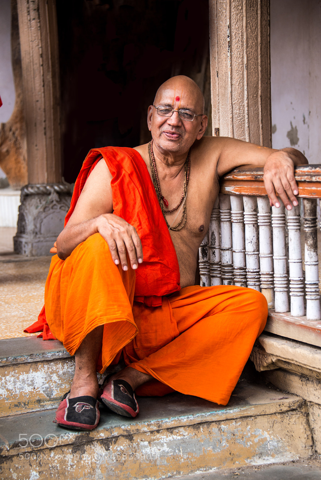 Nikon D800 sample photo. A contented monk photography
