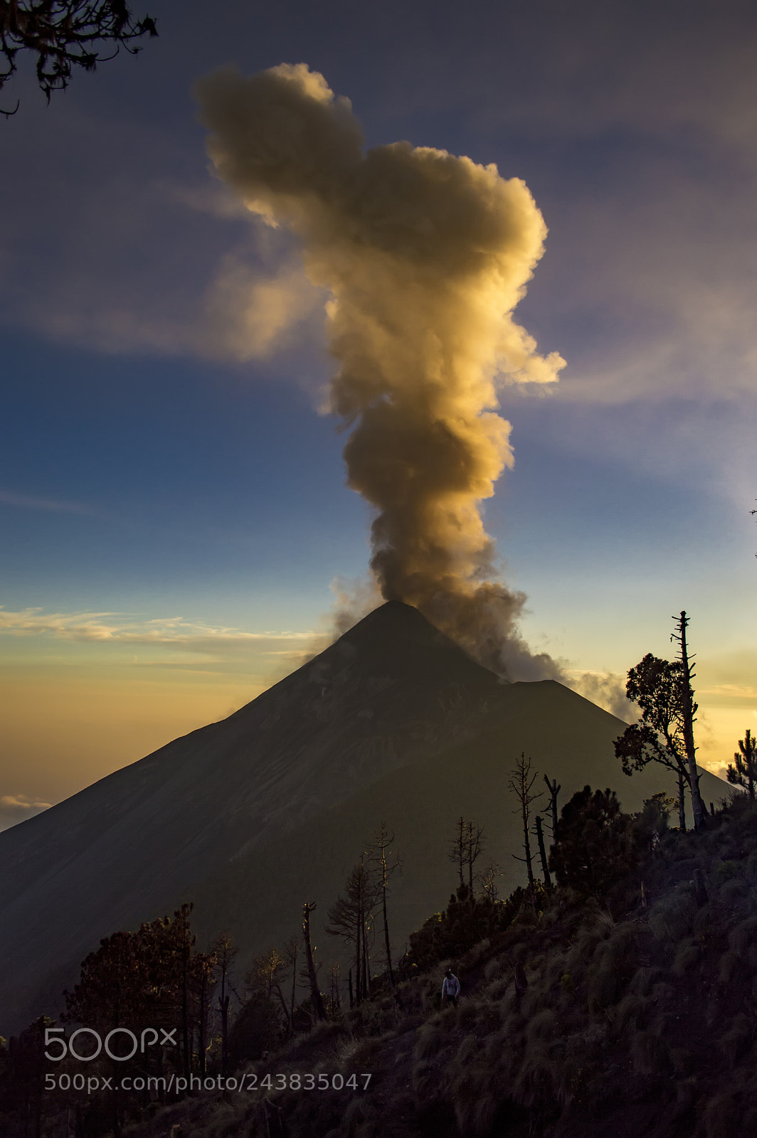 Nikon D3200 sample photo. Erupting photography