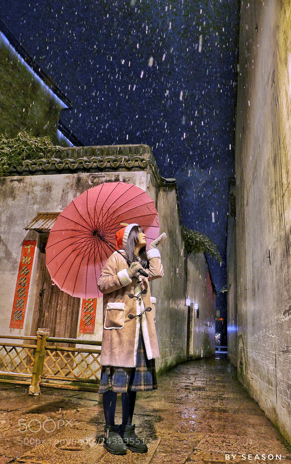 Panasonic Lumix DMC-LX7 sample photo. Snowing photography