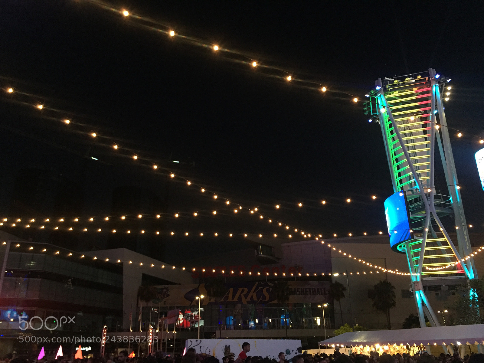 Apple iPhone 6 sample photo. L.a. live. photography