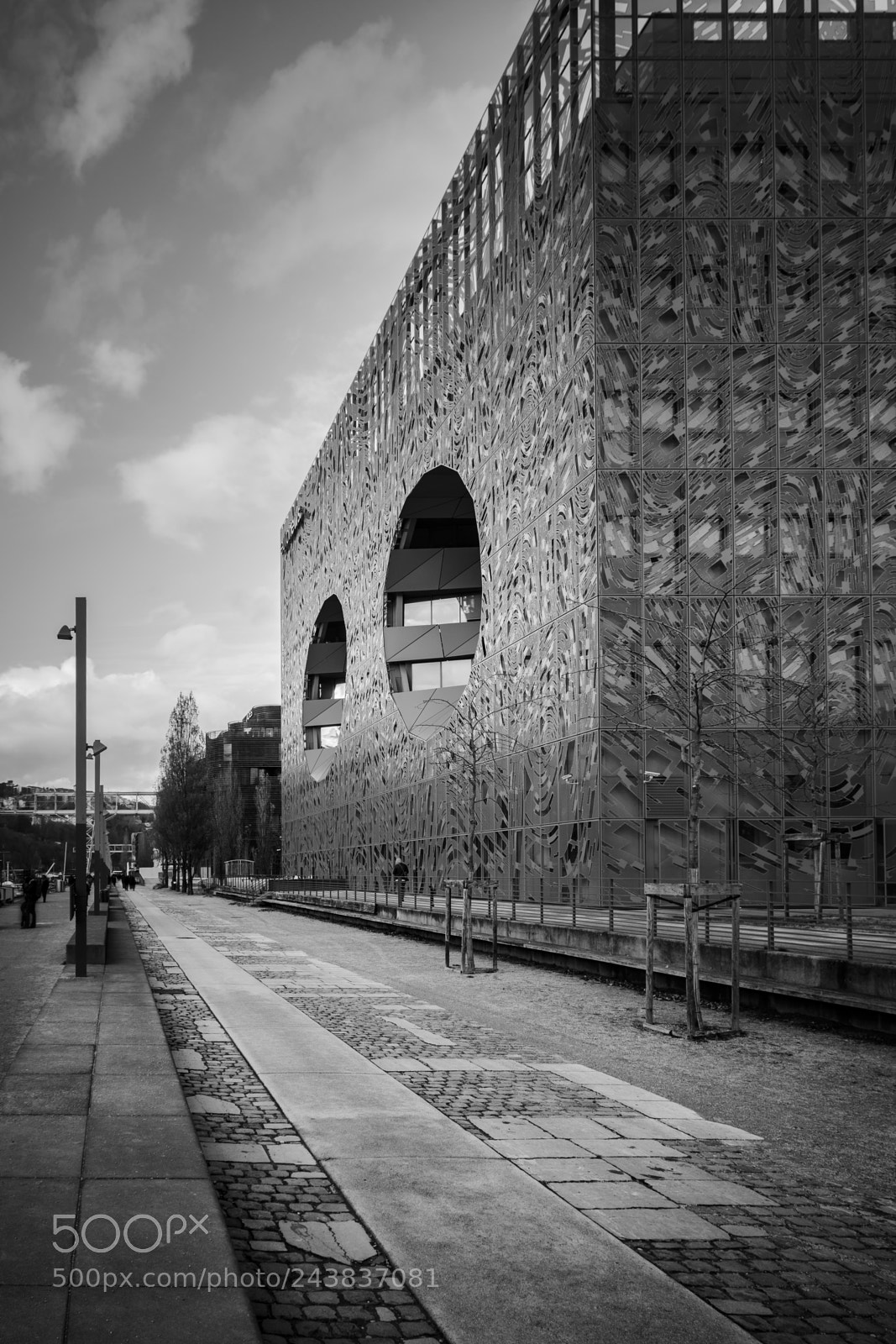 Nikon D7100 sample photo. Cube building at lyon photography