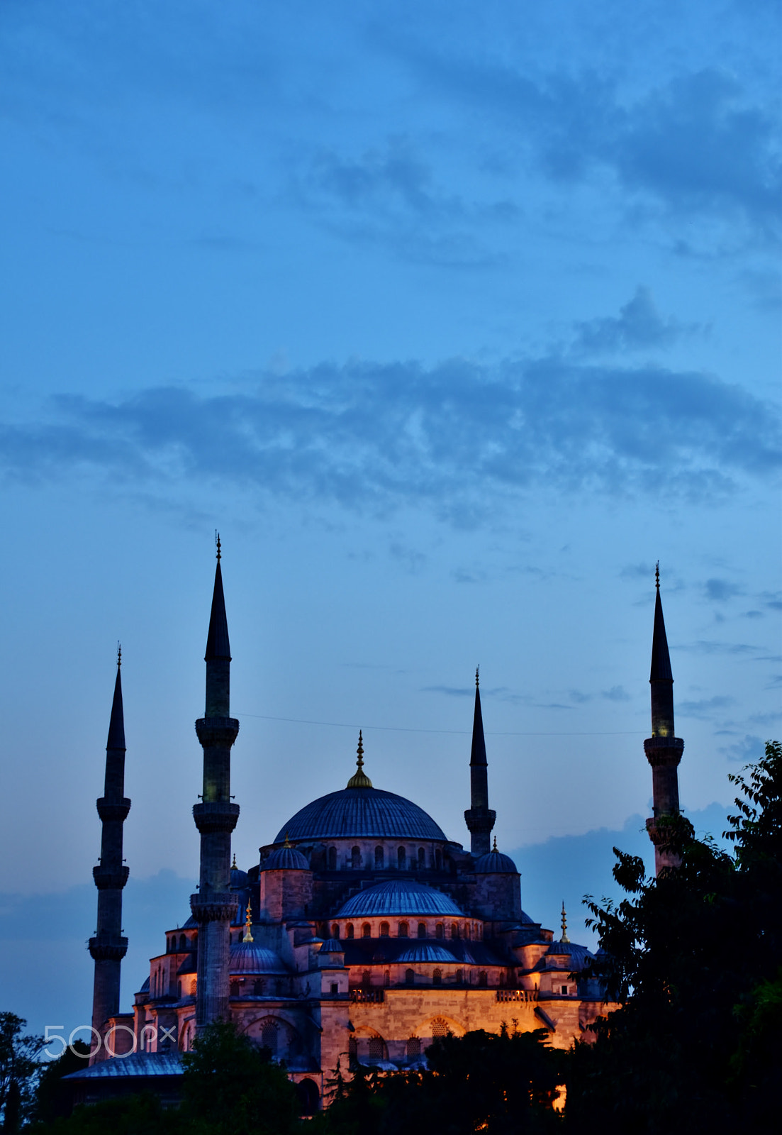 Nikon D5500 sample photo. Blue sunset photography