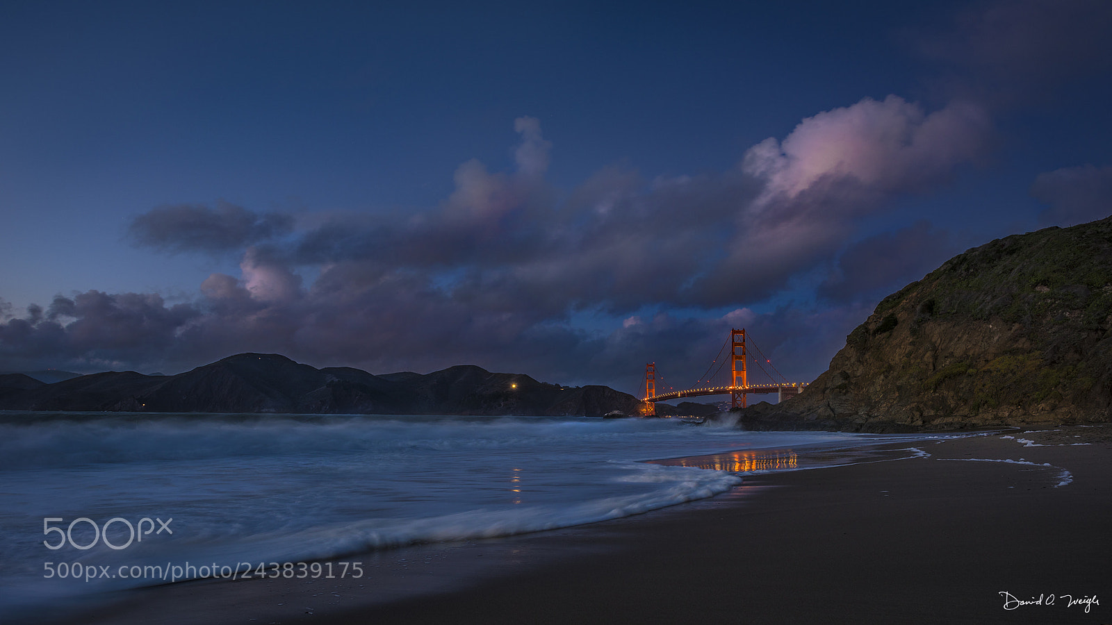 Nikon D810 sample photo. Baker beach surf photography