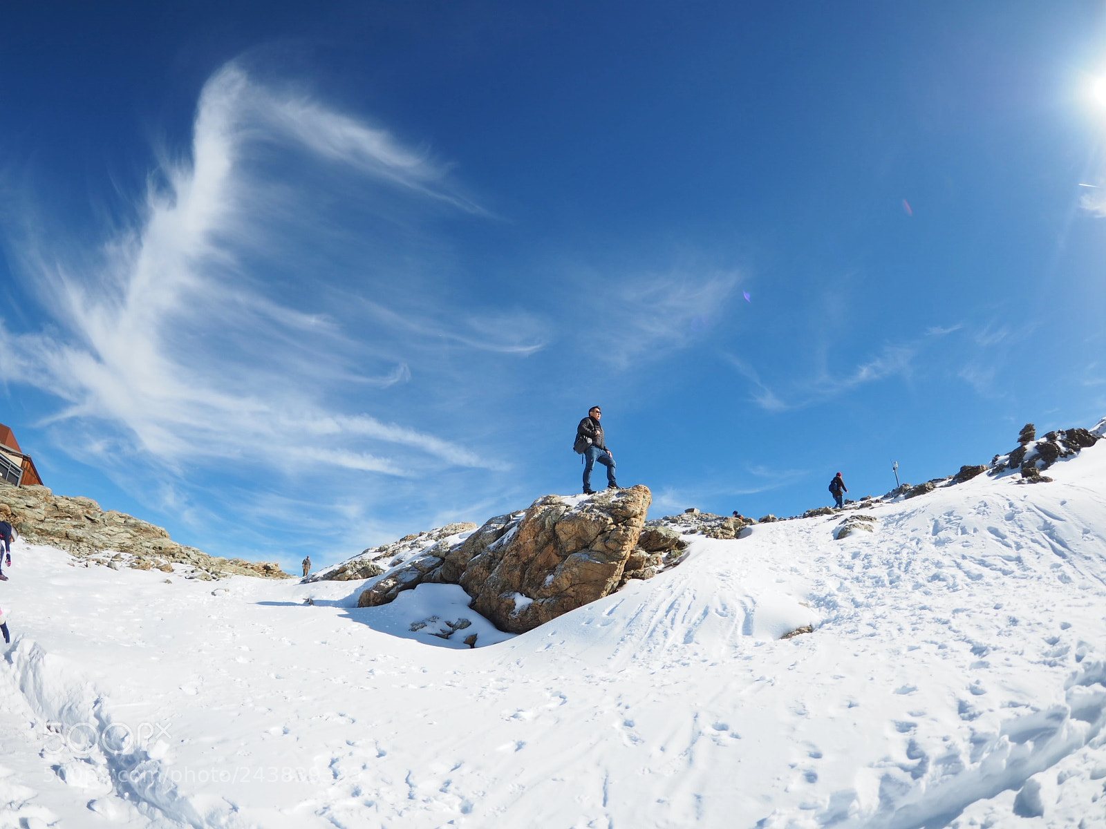 Olympus OM-D E-M5 II sample photo. Snow || sky photography