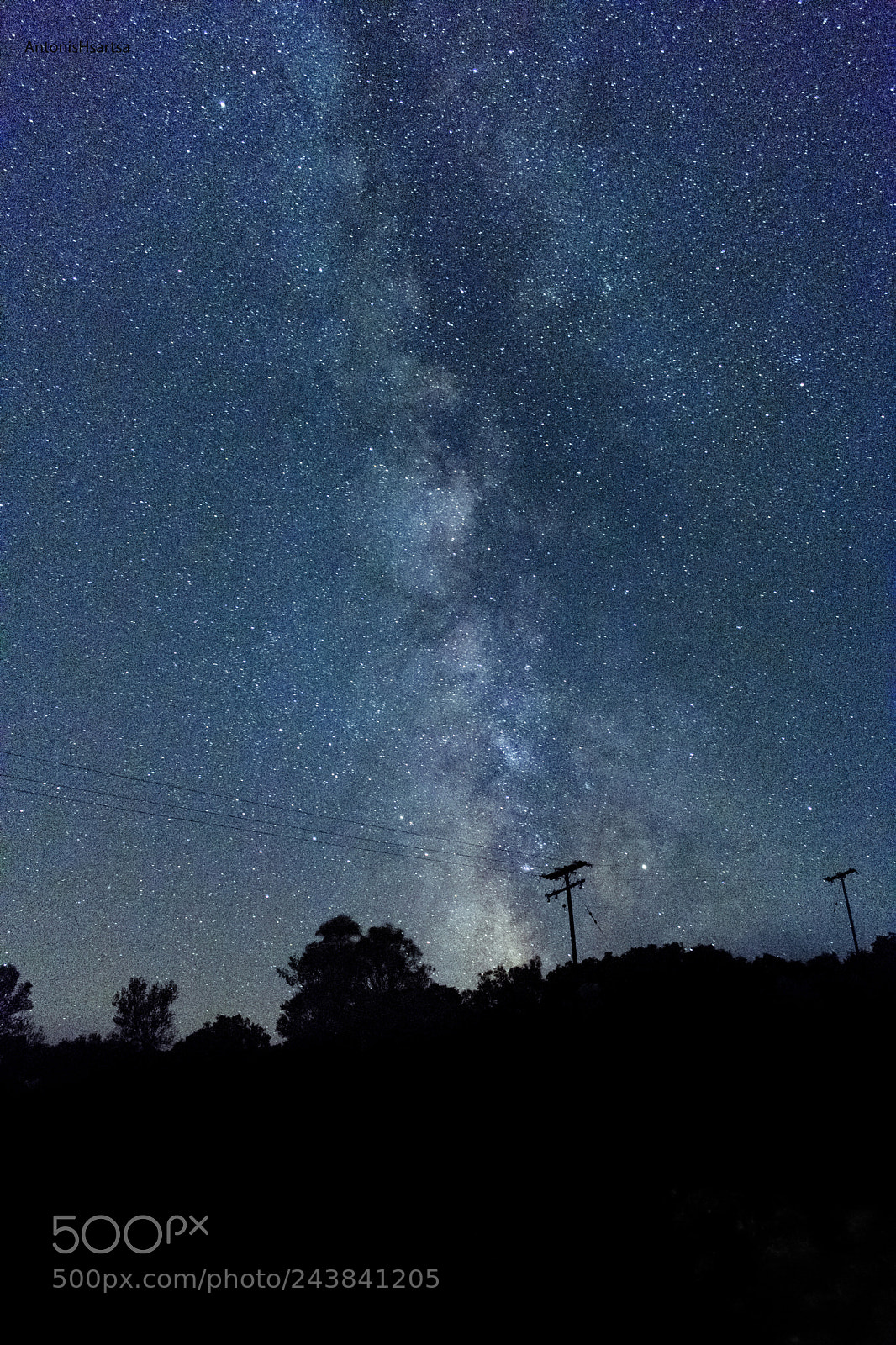 Nikon D3400 sample photo. Milkyway over mounten photography