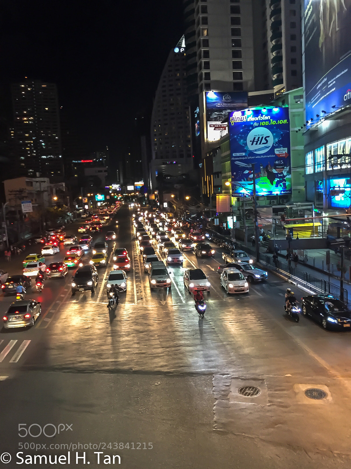 Apple iPhone 6 sample photo. Bangkok night madness photography