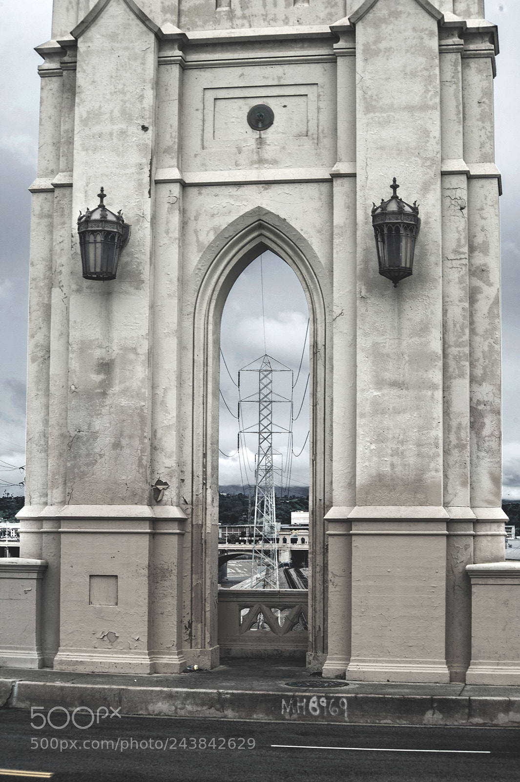 Nikon D700 sample photo. Deteriorating bridge view photography
