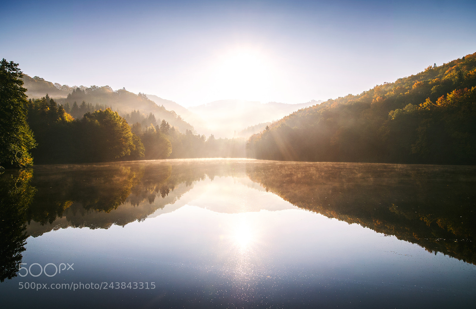 Nikon D5 sample photo. Sunrise on the lake photography