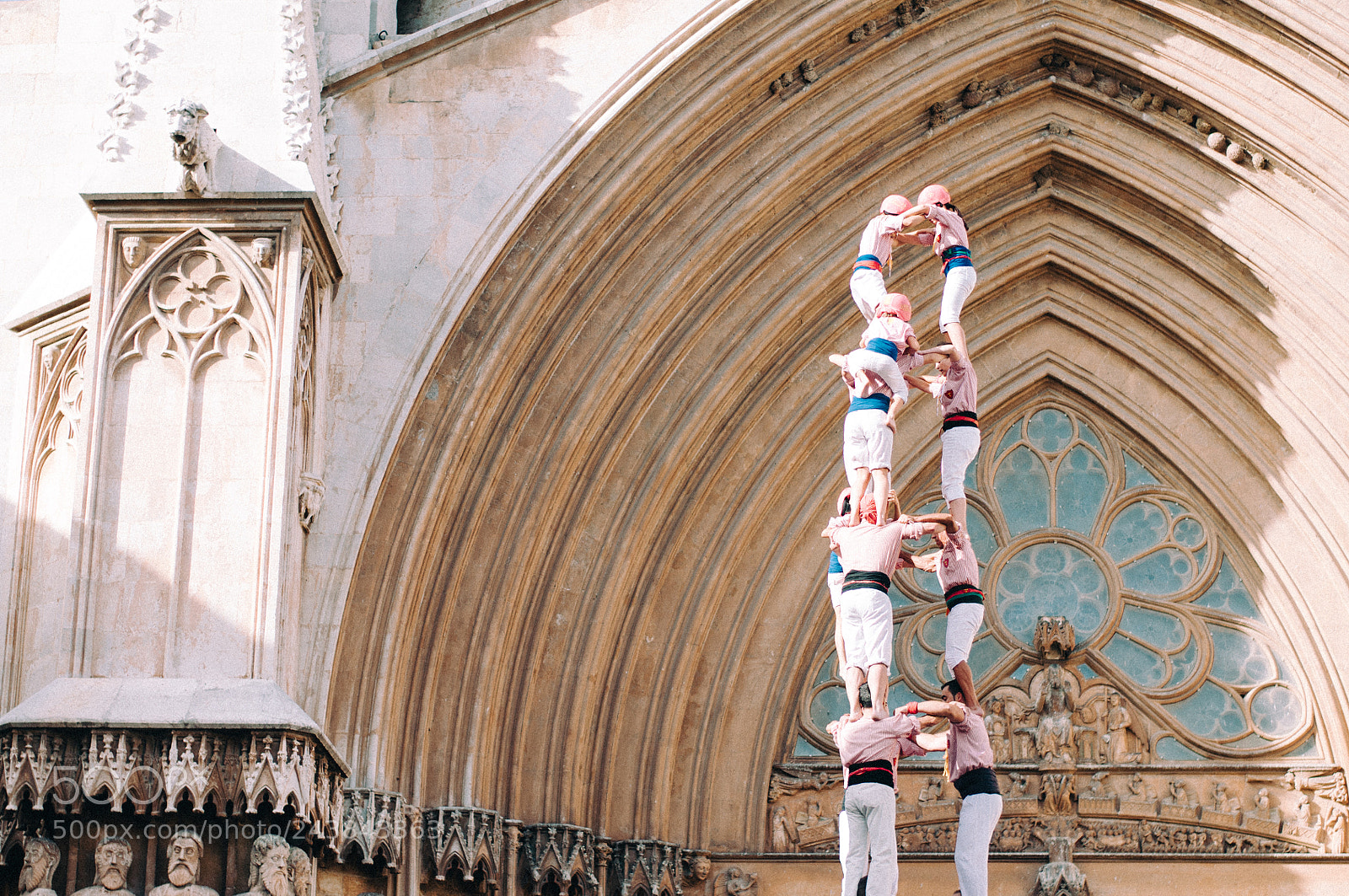 Nikon D90 sample photo. Castellers photography