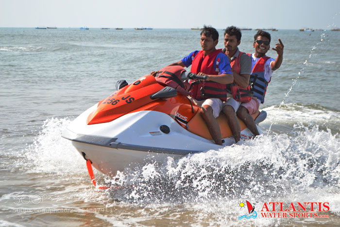 Nikon D3100 sample photo. Atlantis water sports jet photography