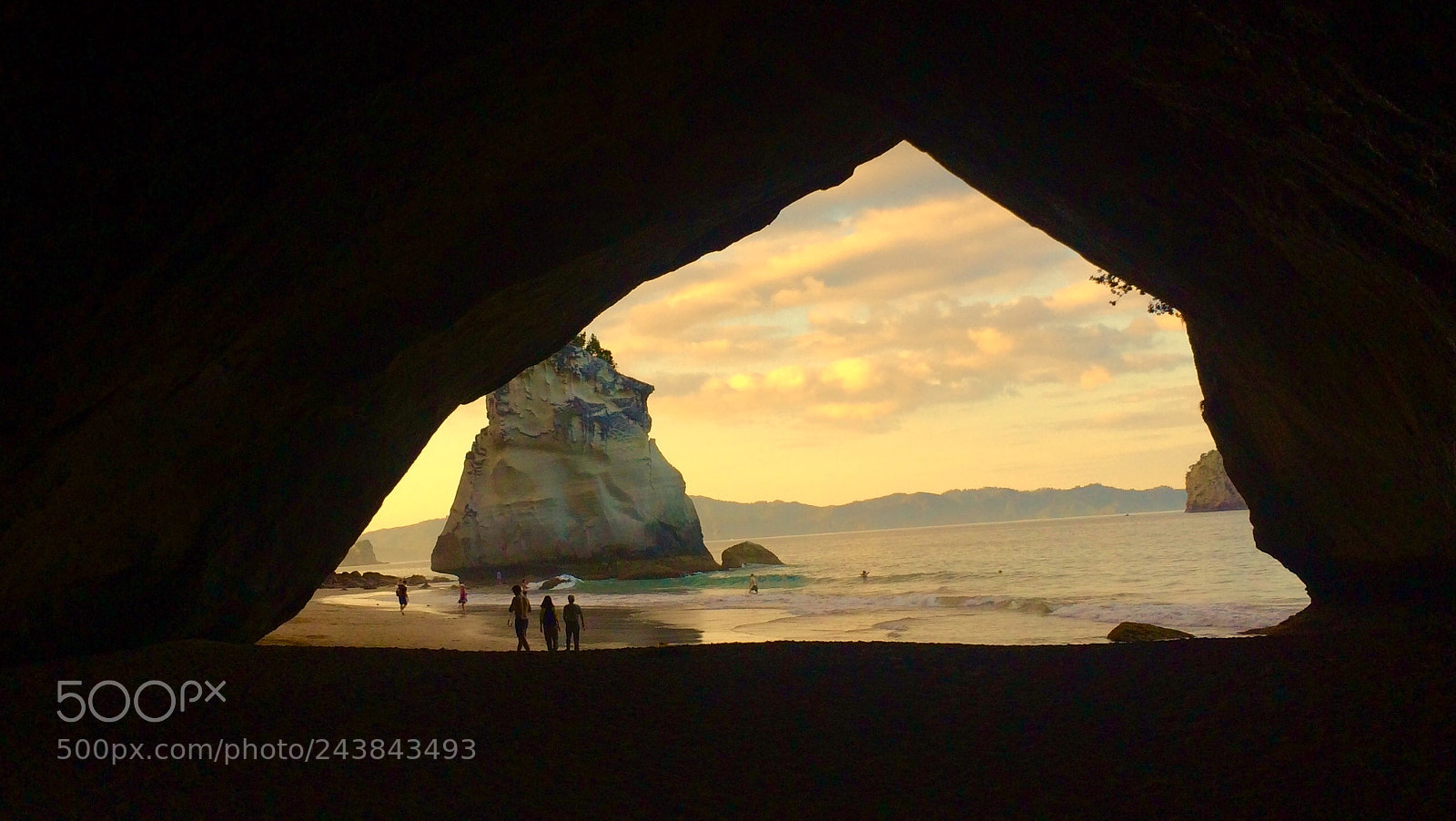 Apple iPhone 5s sample photo. Cathedral cove at nz photography